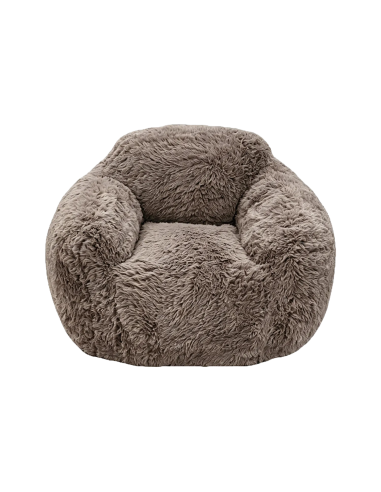 Fauteuil Balou fausse fourrure sable opjet