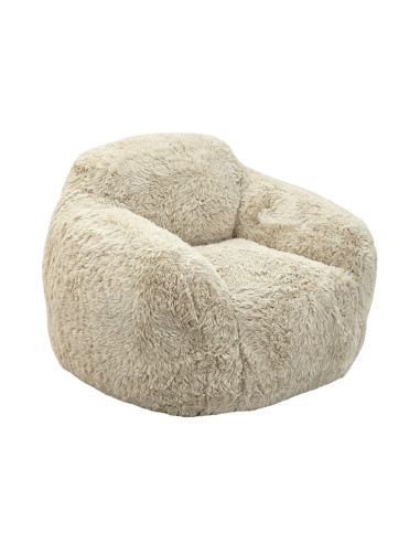Fauteuil Balou fausse fourrure naturel opjet