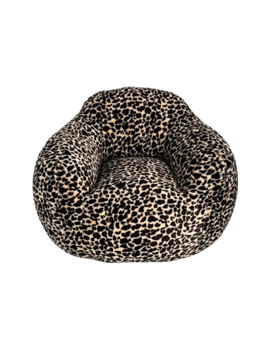 Fauteuil Balou fausse fourrure leopard opjet