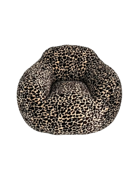 Fauteuil Balou fausse fourrure leopard opjet