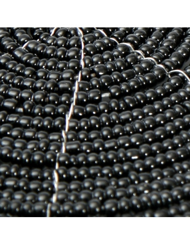 Le dessous de verre perlé - Noir