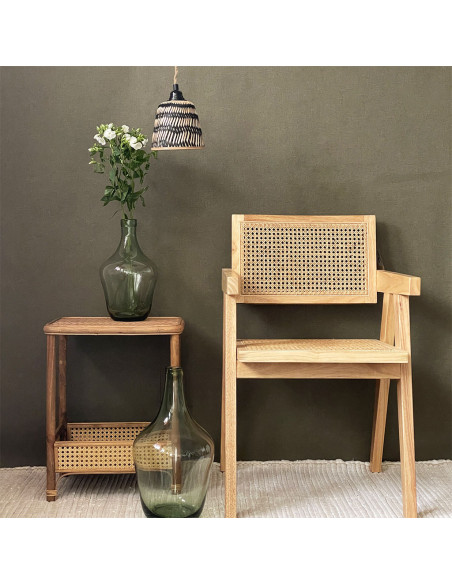 Chaises Rotin & Bois